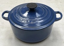 Creuset blue 20cm for sale  LEICESTER