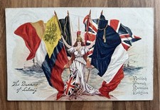 Ww1 postcard. britannia. for sale  FAREHAM