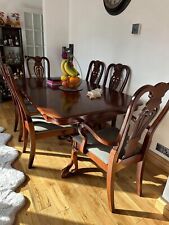 Dark wood dining for sale  MILTON KEYNES