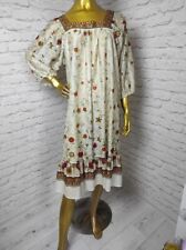 Boho Vintage lata 70. Kwiatowa sukienka midi Estetyczna Preria Cottagecore Hipisowska Rozmiar L na sprzedaż  PL