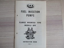 Cav fuel injection for sale  WICK