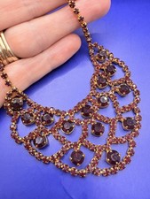 Vintage necklace garnet for sale  CHELMSFORD