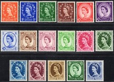 GB: 1952 Tudor Watermark conjunto de 17 Sg 515-531 excelente gato perfeito desmontado £100 comprar usado  Enviando para Brazil