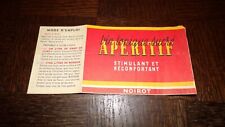 Advertising noirot aperitif d'occasion  Expédié en Belgium