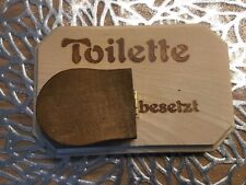 Türschild plumpsklo toilette gebraucht kaufen  Keltern
