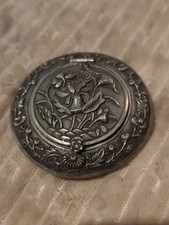 Poudrier poche argent d'occasion  Gourdon