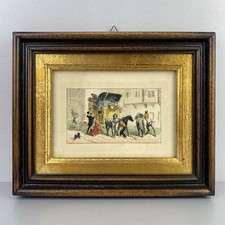 Gerahmter farbholzschnitt höf gebraucht kaufen  Dessau-Roßlau