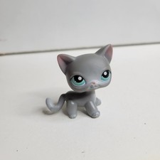 Autêntico Littlest Pet Shop #126 Gato de Pelo Curto Hasbro LPS Cinza Olhos Azul-petróleo, usado comprar usado Autêntico Littlest Pet Shop #126 Gato de Pelo Curto Hasbro LPS Cinza Olhos Azul-petróleo, usado comprar usado  Enviando para Brazil