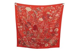 Foulard hermes fleurs d'occasion  Paris-