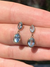 blue topaz earrings for sale  BRIGHTON