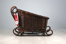 Wicker sleigh basket for sale  Garner