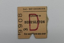 Railway ticket plymouth for sale  REDCAR