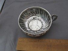 Antigo conjunto de PROVADOR DE VINHO ESPANHOL/COLONIAL prata com 1809 8 MOEDAS REAIS comprar usado  Enviando para Brazil