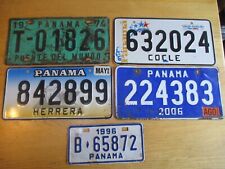 Panama licence plates for sale  BROMSGROVE