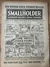 Smallholder october 1920 for sale  LONDON