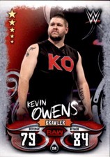 Używany, Topps Slam Attax Live - Karta 114 - Kevin Owens - Raw na sprzedaż  Wysyłka do Poland