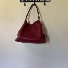 Bolsa de ombro Coach Madison Phoebe, couro vermelho, usado comprar usado  Enviando para Brazil