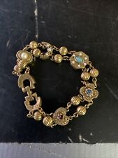 Berloque vintage vitoriano renascimento pulseira deslizante possivelmente ouro strass  comprar usado  Enviando para Brazil