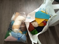 Filzpaket veschiedenfarbige fi gebraucht kaufen  Chemnitz