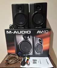 Alto-falantes de referência para desktop M-Audio Studiophile AV 40 monitores de estúdio, usado comprar usado  Enviando para Brazil