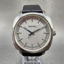 Relógio masculino Calvin Klein 40 mm mostrador branco aço redondo K5M311 nova bateria, usado comprar usado  Enviando para Brazil