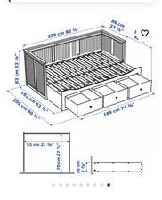 Ikea hemnes bett gebraucht kaufen  Holzwickede