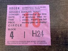 Blondie ticket stub for sale  RICKMANSWORTH
