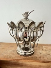 Vintage versilbert löffel gebraucht kaufen  Versand nach Germany