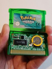 Pokemon Emerald VGC Nintendo Game Boy Advance Nova Bateria Genuína PAL, usado comprar usado  Enviando para Brazil