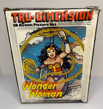 1977 Tru-Dimension kit de imagem de ação 3D Wonder feminino montado comprar usado  Enviando para Brazil