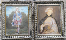 Antique pair miniature for sale  BATH