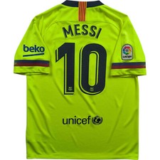Camisa de futebol FC Barcelona 2018-19 Nike Away Lionel Messi tamanho G comprar usado  Enviando para Brazil