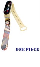 Relógio One Piece Luffy pulseira de silicone LED escolha eletrônica comprar usado  Enviando para Brazil