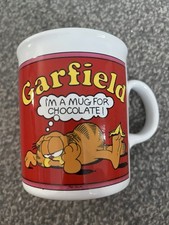 Garfield mug chocolate for sale  SUNBURY-ON-THAMES