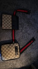 Gucci doppeltasche bauchtasche gebraucht kaufen  Bogel, Mieheln, Weyer