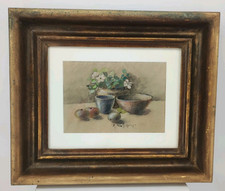 Aquarell stillleben signiert gebraucht kaufen  Krefeld