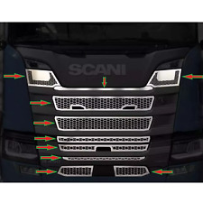 Kit Copertura Griglia INOX per Scania R Serie 2017-2025 si adatta ai fendinebbia comprar usado  Enviando para Brazil