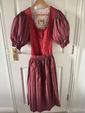 Vintage red dirndl for sale  HADDINGTON