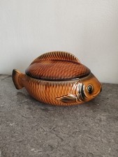 Plat soupière poisson d'occasion  Fayence