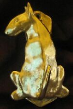Batente de porta solo Bull Terrier em bronze comprar usado  Enviando para Brazil