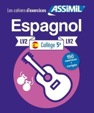 Cahier exercices espagnol d'occasion  Hennebont