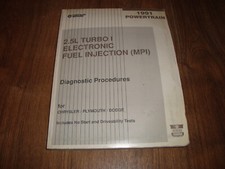 Chrysler Motors 1991 Powertrain 2.5L Turbo I Electronic Fuel Injection comprar usado  Enviando para Brazil