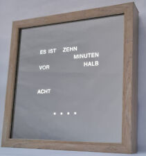 Wortuhr uhr wortanzeige gebraucht kaufen  Burgwedel