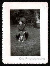 Usado, FOTO ANTIGA/VINTAGE PERFIL CACHORRO BONITO com MULHER NO QUINTAL - E372 comprar usado Usado, FOTO ANTIGA/VINTAGE PERFIL CACHORRO BONITO com MULHER NO QUINTAL - E372 comprar usado  Enviando para Brazil