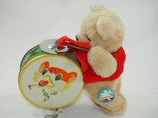 Usado, Bear empurrando bumbo com pratos Angel China figura antiga operada por bateria comprar usado  Enviando para Brazil