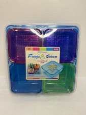 Freezer servidor gel EZ tigela congeladora bandeja pacote lacrado armazenamento servidor de alimentos LEIA comprar usado  Enviando para Brazil