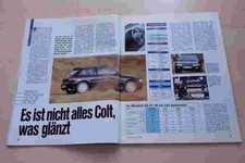 Sport Auto 03/1992 Mitsubishi Colt GTI 16V mit 140PS im Fahrbericht auf 2 Seiten comprar usado  Enviando para Brazil