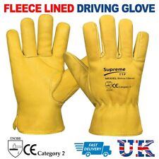 Yellow leather gardening for sale  LONDON
