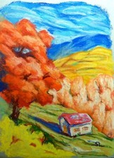 Peinture impressionniste paysa d'occasion  Foix