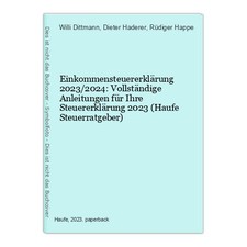 Einkommensteuererklärung 2023 gebraucht kaufen  Ohlsbach